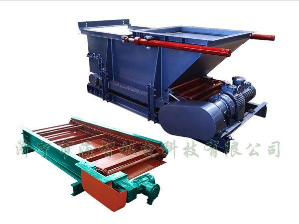 鏈板式給料機(jī)包括電控系統(tǒng)，電控系統(tǒng)包括就地控制系統(tǒng)和/或遠(yuǎn)程控制系統(tǒng)